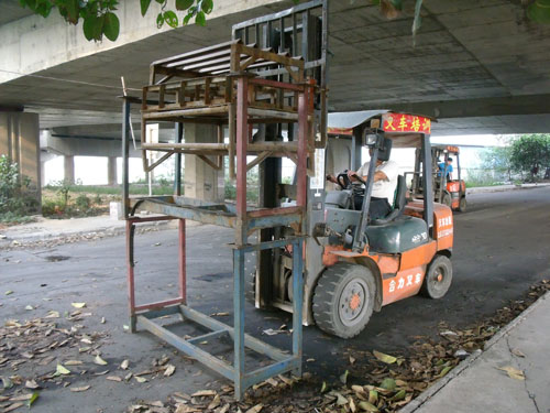 叉车培训学员风采